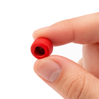 Aluminium-Schutzkappen für Kegelschmiernippel rot eloxiert