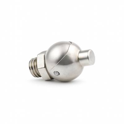 Helmöler DIN 3410 A M8 x 1,25 Messing vernickelt