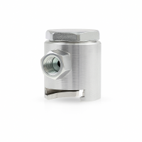 Schiebekupplung mit Gummidichtung für Flachschmiernippel M22 (Ø22mm)