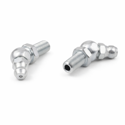 Kegelschmiernippel DIN 71412 B (H2) M6 x 0,75 Gewindelänge 12mm Stahl verzinkt