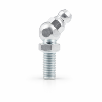 Kegelschmiernippel DIN 71412 B (H2) M6 x 0,75 Gewindelänge 12mm Stahl verzinkt