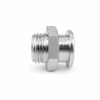 Flachschmiernippel DIN 3404 M1 (Ø16mm) R 1/4" Stahl verzinkt
