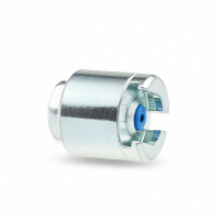 Schiebekupplung Anschluß oben mit Gummidichtung...